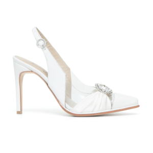 STILETTO SANDRINE ALTO BLANC