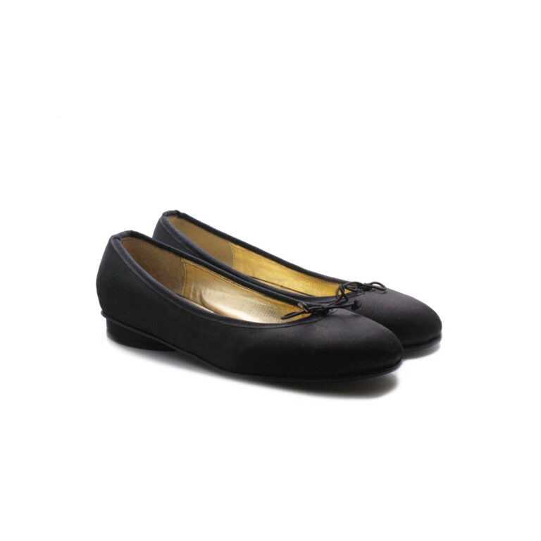 BALLERINA BAJA NOIR Y DORADO 01