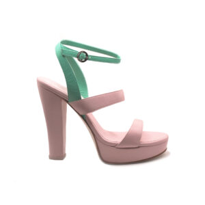 SANDALIA CINDY GINA ALTO ROSA  EDICIÓN CÁPSULA BENITO FERNÁNDEZ / NYFW
